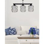 Etsylight Ruby White Glass Dizilone Avize - 3 - Siyah