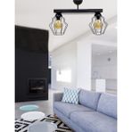 Etsylight Wavy Dizilone 2 Mutfak, Salon, Yemek Odası Avize - Siyah