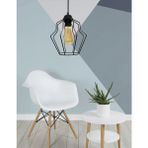 Etsylight Wavy One Sarkıt Avize - Siyah - 1