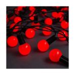 Ett 5m 28 LED Mini Top Işık Kırmızı - Fişli, Siyah Kablo Dinç Store - 004982 - 1 m - Ahşap