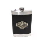 Ett Harley Davidson 7 Oz (207Ml) Paslanmaz Çelik Matara | Viski Konyak İçin Şık Tasarım