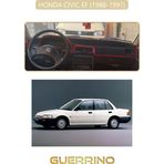 Ett Honda Cıvıc Ef 1988-1991Torpido Koruma Halısı Bej Kenar