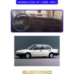 Ett Honda Cıvıc Ef 1988-1991Torpido Koruma Halısı Mavi Kenar