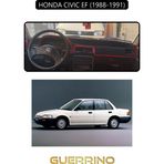 Ett Honda Cıvıc Ef 1988-1991Torpido Koruma Halısı Siyah Kenar