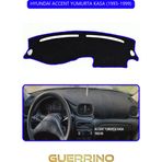 Ett Hyundai Accent Yumurta Kasa 1993-1999Torpido Koruma Halısı Mavi Kenar