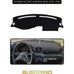 Ett Hyundai Accent Yumurta Kasa 1993-1999Torpido Koruma Halısı Siyah Kenar