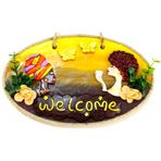 ETT Keyifli Kadınlar El Yapımı Welcome Yazılı Kapı Süsü 562741421119