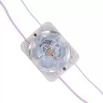Ett PM-14717 12 Volt 2 Watt Karışık (R+B) Yanıp Sönen Çakar 4333-3030 Modül LED 43X33X28MM