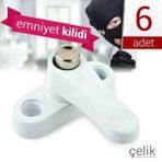 Ett Pvc Kapı Pencere Emniyet Kilidi, Çelik Pimapen Kilidi, Hırsız Önleyici - 6 Adet
