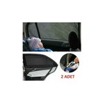 ETT Renault 19 Europa Uyumlu 2 Adet Oto Yan Cam Güneşliği, Arka Cam Güneşliği/Perde