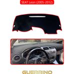 Ett Seat Leon (2005-2012)Torpido Koruma Halısı Kırmızı Kenar