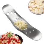 EUBEISAQI Paslanmaz Çelik Sarımsak Kıyma, Sarımsak Doğrayıcı, Gıda Sınıfı, Rahat Kavrama, Paslanmaz Çelik Sarımsak Dilimleme Presi, Mutfak Gadget Aracı