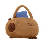 EUBEISAQI Peluş Bebek Çantası | Saplı Elde Tutulan Kova Çantası | Peluş Çanta Kadın, Bölme Tasarımı Çocuk Çantası Oyuncak, Çok İşlevli, İş İçin, Resmi Etkinlik, bir, Refer to description