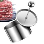 EUBEISAQI Pişirme için Kek Halkaları, Paslanmaz Çelik Kek Kalıbı Pirinç Şekillendirici Kalıp, Ergonomik Hassas Pasta Halkaları, Pişirme Pişirme için Tatlı Mus Kalıp