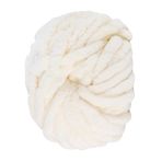 EUBSWA Kalın yün iplik, süt beyazı 250 g, hacimli kol örgüleri, yün örgü, kaba örgü yün iplik, battaniye, evcil hayvan yuvası, örtü, süs yastığı için