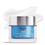 Eucerin Hyaluronik Asitli Sürükleyici Nemlendirici Jel Krem, Ultra Hafif Yüz Nemlendirici İnce Çizgileri ve Kırışıklıkları Düzeltir, 1.7 Oz Kavanoz