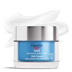Eucerin Hyaluronik Asitli Sürükleyici Nemlendirici Jel Krem, Ultra Hafif Yüz Nemlendirici İnce Çizgileri ve Kırışıklıkları Düzeltir, 1.7 Oz Kavanoz
