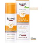 Eucerin Tınted Pigment Kontrolü Renkli Açık Ton Güneş Kremi Yüz İçin SPF 50+ 50 ml
