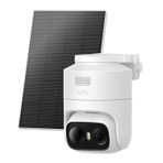 eufy Security eufyCam C37, Güvenlik Kameraları Kablosuz Dış Mekan, 360° Pan & Tilt AI İzleme, 2K Güneş Kamerası, İnsan/Evcil Hayvan/Araç Algılama, Esnek Güneş Paneli, Renkli Gece Görüşü, Aylık Ücret