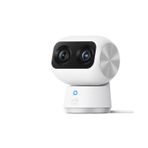 eufy Security S350 Kapalı Kamera, Çift Kamera, 8 × Zoom ve 360 ° Ptz ile 4K Uhd Çözünürlük Güvenlik Kamerası, İnsan/Pet AI, Bebek Monitörü/Ev Güvenliği için İdeal, Wi