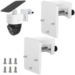 Eufy SoloCam S340/SoloCam E30 ile Uyumlu 2 Paket Oluk Montaj Braketi, Güneş Güvenlik Kamerası, PTZ Dome Kameralar için Matkap Kurulum Kamera Oluk Dağı Dış Mekan