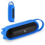 EUGOOCX Beats Pill 2024 için Silikon Taşıma Çantası Kapağı Taşınabilir Bluetooth Hoparlör, Koruyucu Kılıf Seyahat Kılıfı Hoparlör Aksesuarları (Mavi)