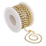 Eujgoov 10 Yards/Rulo Rhinestones Elbise Zinciri, Dekoratif Zincir Zincir, Yapay Elmas Elmas Kurdele, Düğün Pastaları Için DIY El Sanatları, Doğum Günü Süslemeleri, Bebek Partisi