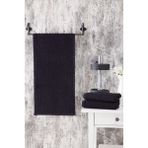 Eumenia 30X90 cm Kare Desen Spor Havlusu VTX0029 - 30 x 90 cm - Siyah