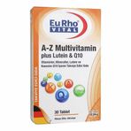 Eurho Vital A-Z Multivitamin Plus Lutein Q10 30 Tablet