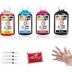 Eurink Bitmeyen Kartuşlu Canon Yazıcılara Uyumlu Mürekkep 4 x 50 ml