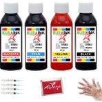 Eurink Canon MG2950 Yazıcı Uyumlu Mürekkep Seti 4 x 100 ml (Kartuş NO:545-546) - Çok Renkli