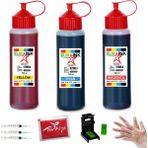 Eurink Canon MG3550 Için Renkli Kartuş 500 ml x 3 Dolum Seti