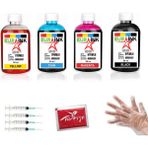 Eurink Epson Ecotank L355 Yazıcı Uyumlu Mürekkep Seti 4 x 50 ml (664) - Çok Renkli