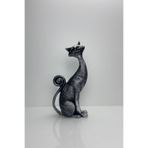 Euro Decora Dekoratif Kedi Biblo Tekli Obje Heykel Ev Ve Ofis Dekorasyon Aksesuar