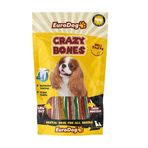 Euro Dog 20 Adet Crazy Bone Munchy Burgu Çubuk Köpek Kemik Ödül Maması