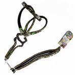 Euro Dog Kamuflaj 25 mm 120 cm Köpek Uzatma Tasması ve Göğüs Tasması Takımı