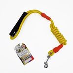 Euro Dog Sarı 8 mm x 120 cm Köpek Gezdirme Tasması