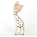 Euro Flora 14,5x8,5x45,5 cm Ahşap Kedi Biblosu