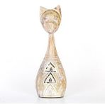 Euro Flora Ahşap Kedi Biblosu 17,5x8x51,5 Cm Bej