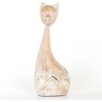 Euro Flora Ahşap Kedi Biblosu 19,5x7,5x50,5 Cm Kahverengi