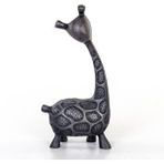 Euro Flora Metal Zürafa Biblo 13x7x29 Cm Siyah