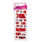 Euro Flora Türk Bayrağı Sticker Seti