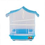 Euro Gold Kuş Telli Üçgen Çatılı Mavi 31x42x45 cm Kuş Kafesi