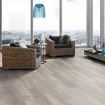 Euro Home 1285x192x8 mm Gümüş Meşe Laminat Parke