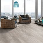 Euro Home 1285x192x8 mm Gümüş Meşe Laminat Parke