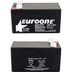 Euro One 663047 EO121.3 12 Volt 1.3 Amper Bakımsız Kuru Agm Akü