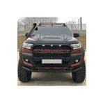 EUROCAP Ford Ranger Ön Kaput Koruma Rüzgarlığı 3mm Akrilik (ABS) Parlak Siyah Deflektör 2016-2020