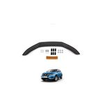 EUROCAP Nissan Qashqai Ön Kaput Koruma Rüzgarlığı 3mm Akrilik (ABS) Parlak Siyah Deflektör 2017->