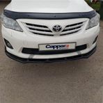 EUROCAP Toyota Corolla Ön Kaput Koruma Rüzgarlığı Akrilik (ABS) Parlak Siyah Deflektör 2008-2013 30780808* B 2 56
