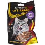 Eurocat 50 gr Tahılsız Şekersiz Kurutulmuş Et Cat Duck Cod Flakes Kedi Ödülü